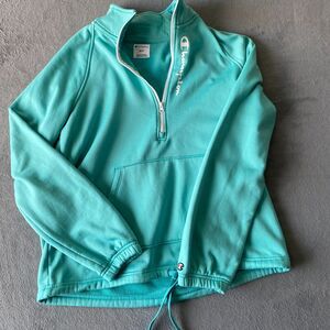 Champion 1/4 Zip Pullover Sweatshirt Size S